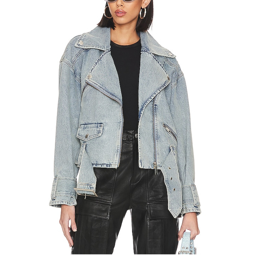 Ena Pelly Denim Blue Kiera Jacket Size 2